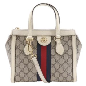 GUCCI グッチ オフディアス スモール 2WAYショルダー 547551 ハンドバッグ GGスプリームキャンバス ベージュ レディース【S222225719】中古
