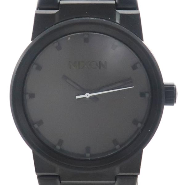 NIXON ニクソン CANNON ALL BLACK A160-001 腕時計 SS 黒 クオーツ...