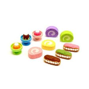 ティータイムケシゴム 10個セット (10種×各1個)(メール便送料無料  