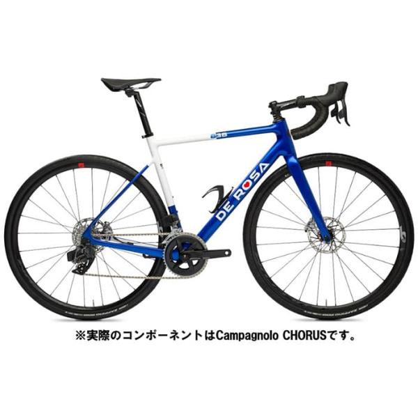 DE ROSA (デローザ) 838 Disk ブルー/ホワイト 46サイズ Campagnolo ...