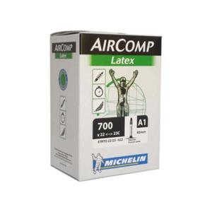 michelin LATEX AIRCOMP ラテックス  エアーコンプ A1 700X22/23C FV40 チューブ