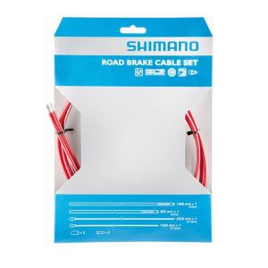 SHIMANO (シマノ) SIL-TEC コーティングブレーキケーブルセット レッド｜crowngears