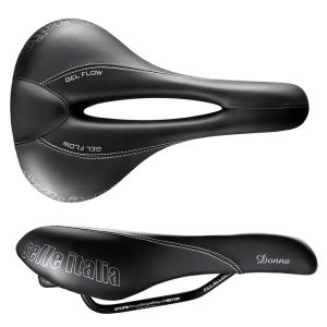 selle ITALIA (セラ イタリア) DONNA GEL FLOW FeC ブラック L サドル