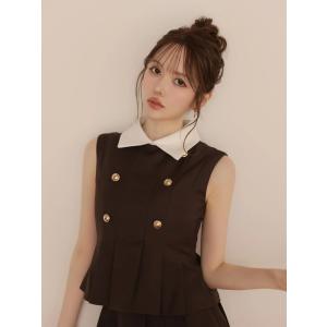 XSサイズ有り(DEA/ディア】ダブルボタンツ...の詳細画像2