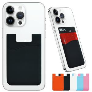 スマホ カードポケット ステッカー カード収納 背面ポケット