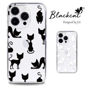 iPhoneXR ケース スマホ クリア イラスト iPhone XR スマホケース 透明 アイホンXR 携帯ケース アイフォンXR 猫 カバー