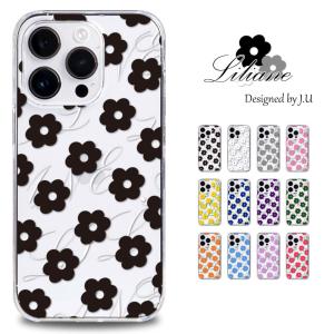 iPhoneXR ケース スマホ クリア イラスト iPhone XR スマホケース 透明 アイホンXR 携帯ケース アイフォンXR 花柄 カバー