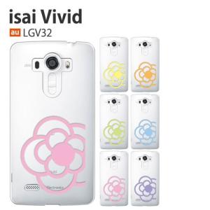 LGV32 ケース カバー 保護フィルム ISAI VIVID LGV32 スマホケース 携帯ケース ハードケース 耐衝撃 FLOWER2｜crownshop