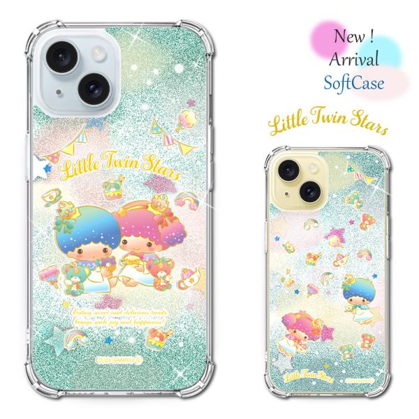 iPhoneケース 全機種対応 iPhone17 リトルツインスターズ キラキラおやつタイム iPh...