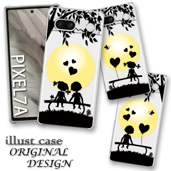 ピクセル8aケース スマホ カバー クリア イラスト GooglePixel8a スマホケース Pi...
