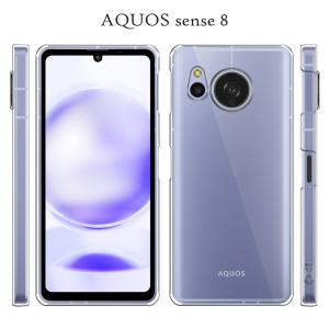 AQUOS sense8 ケース SH-54D スマホ カバー フィルム AQUOSsense8 SH54D SHG11 スマホケース 携帯 耐衝撃 アクオス sense8 アクオスセンス8 SH-54D クリア｜crownshop