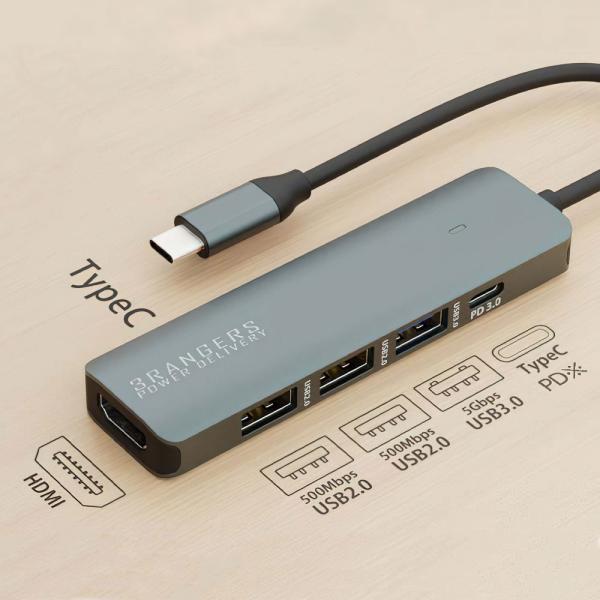 Type-C 拡張アダプター Macbook ノートPC の機能を飛躍的に拡張する 3 RANGER...