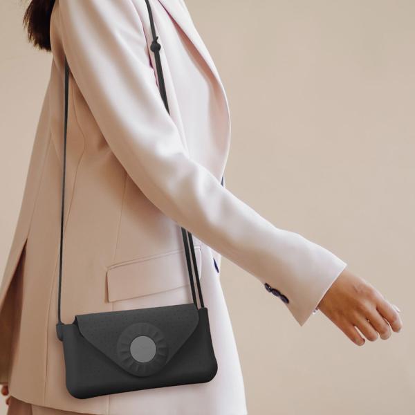 スマホショルダー バッグ ミニマルで可愛い シリコン製一体成型 スマホポーチ BoneCollect...