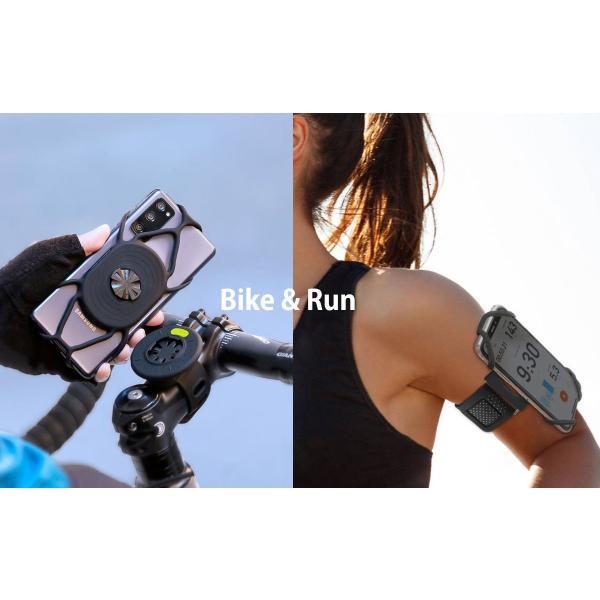 ガーミン対応 スマホ 自転車マウント アームバンド付 BoneCollection Bike+Run...