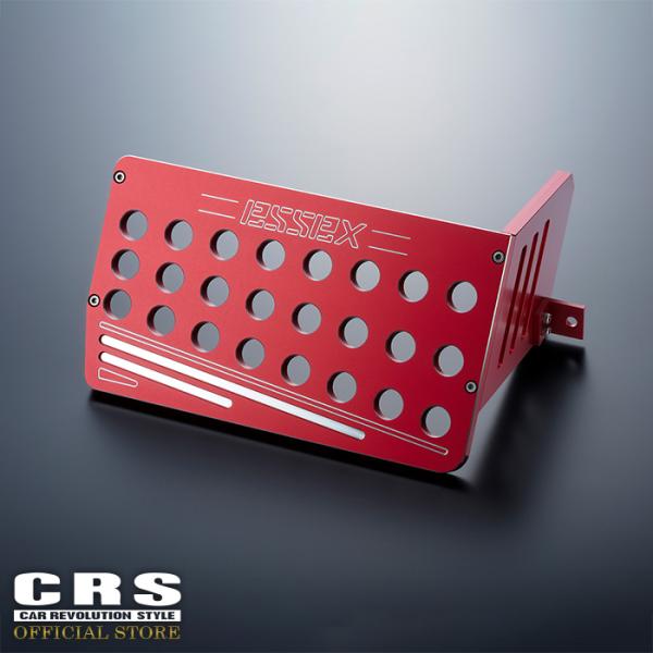 ■ワイド用 1型〜８型対応■ビレット フットレスト■レッド CRS ESSEX 爆買