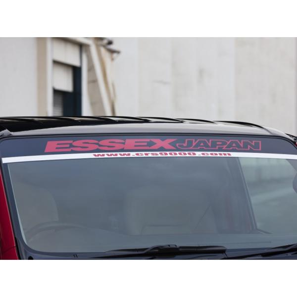 【ナロー用】ESSEX　200系ハイエース　フロントハチマキ　赤デモカー仕様【代引不可】