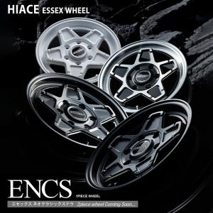 【新作ホイール×タイヤセット】ENCS 16インチ 6.5J＋38 ハイエース用■GOODYEAR EAGLE#1 NASCA■カラー：ブラックポリッシュ(全13色)■車検対応サイズ｜crs-online