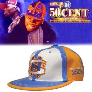 最終値下げ 50セント 着用 Dome Piese Cap デニム オレンジ ストリート