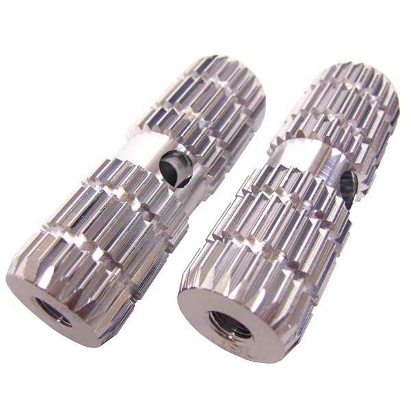 アルミ ペグ シルバー 3/8 26TPI &amp; 5/16 24TPI ディープソケット 自転車部品 ...