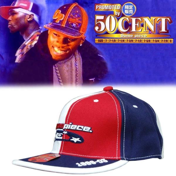 最終値下げ 50セント 着用 Dome Piese Cap ネイビー レッド ストリート スタイル ...