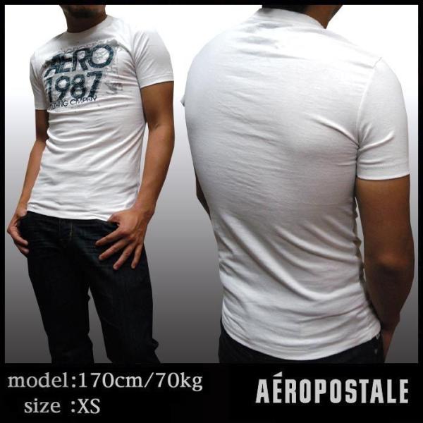 【セール】 エアロポステール メンズ Tシャツ ホワイト 3858 Aeropostale インポー...