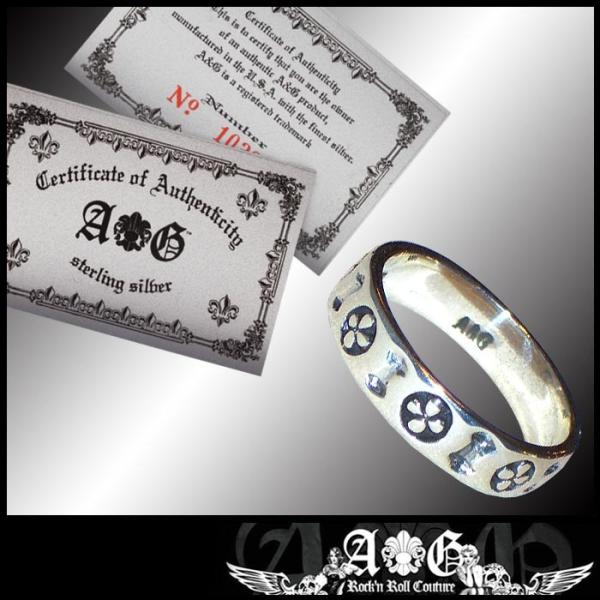 【セール】 A&amp;G エーアンドジー メンズ シルバー リング 指輪 Sterling Silber ...