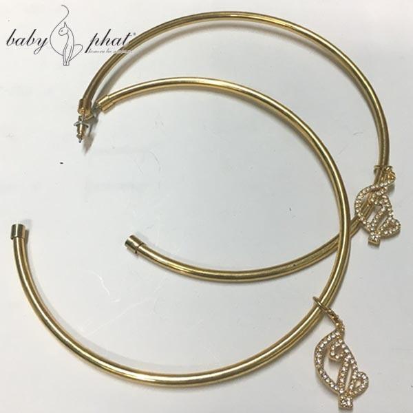 【セール】 BABY PHAT ジュエリー レディース ピアス 001 ゴールド プレーティング ベ...