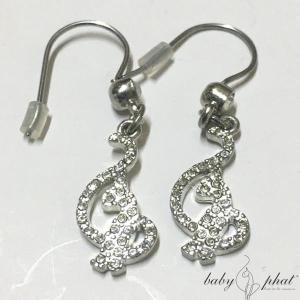 【セール】 BABY PHAT ジュエリー レディース ピアス 005 シルバー プレーティング ベイビー ファット  ストリート スタイル ヒップホップ アクセサリー｜crs