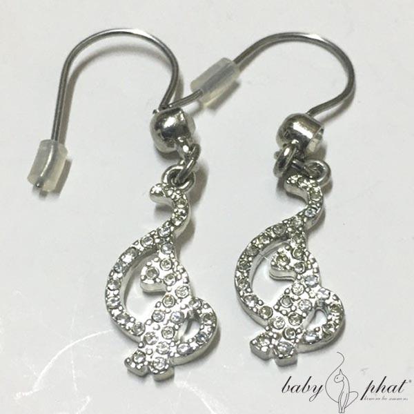 【セール】 BABY PHAT ジュエリー レディース ピアス 005 シルバー プレーティング ベ...