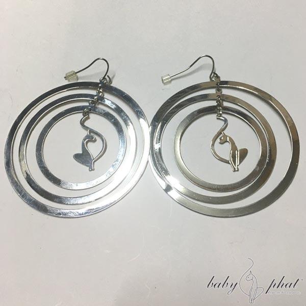 【セール】 BABY PHAT ジュエリー レディース ピアス 006 シルバー プレーティング ベ...