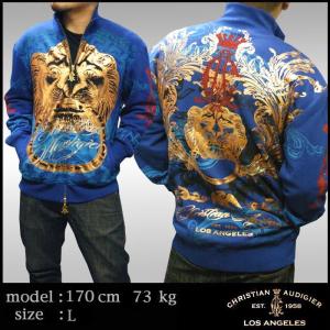 クリスチャンオードジェー メンズ ジャケット Christian Audigier ハイブランド セレブ ファッション エドハーディー Ed Hardy スタイル パーカー セール｜crs