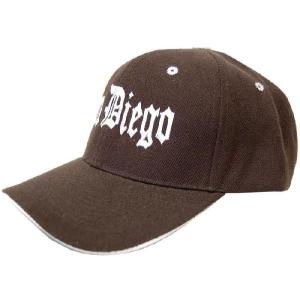 【デッドストック・ワケ有り】CITY CAP シティーキャップ San Diego サンディエゴ ブラウン ストリート HIPHOP ブランド ヒップホップ 西海岸 スタイル｜crs