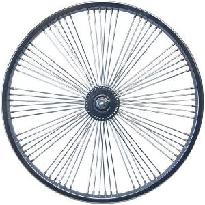 144スポーク 20インチ ホイール リア コースターブレーキ付き クローム