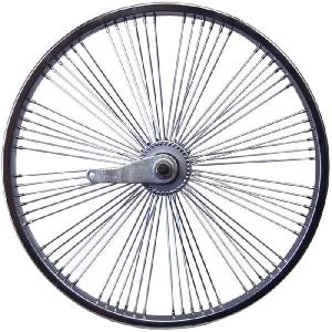 144スポーク 20インチ ホイール リア コースターブレーキ付き クローム