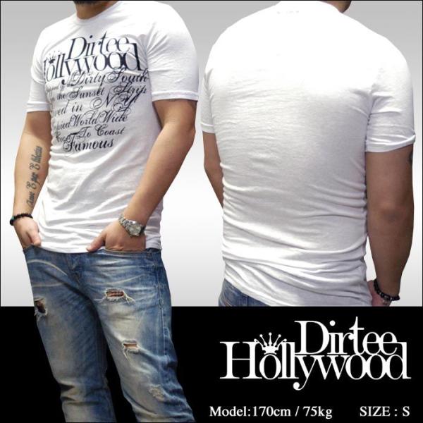 Dirtee Hollywood ダーティーハリウッド メンズ Tシャツ BRANDED ホワイト ...