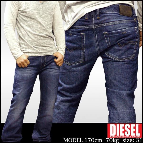 DIESEL ディーゼル メンズ ブーツカット デニム ZATHAN 0806U 正規 商品 パンツ...