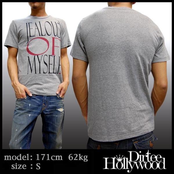 Dirtee Hollywood ダーティーハリウッド メンズ Tシャツ Myself グレー ダー...