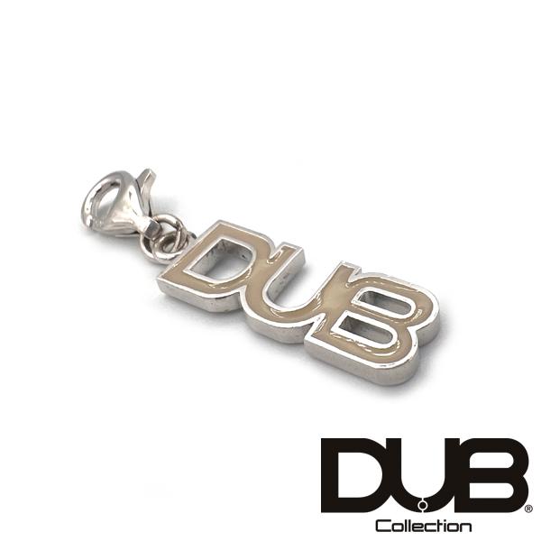 再入荷なし　即納 DUB ジュエリー ロゴチャーム 197-3 WH シルバー アクセサリー メンズ...