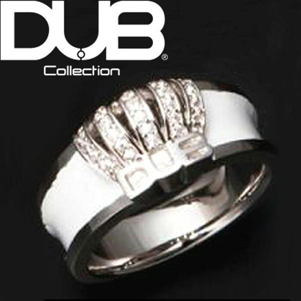 再入荷なし　即納  DUB ジュエリー リング 211-2 WH シルバー アクセサリー メンズ レ...