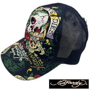 エドハーディー Ed Hardy キャップ 帽子 希少 Ed Hardy - エドハーディーキャップ 帽子の通販 by たまき's