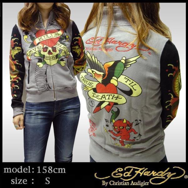 【28%OFF】 エドハーディー ジャケット レディース 【200種類の品揃え】 Ed Hardy ...