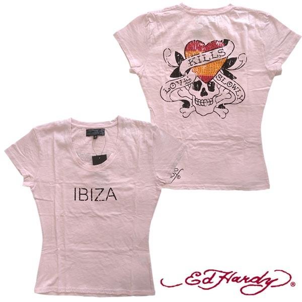 【セール】エドハーディー レディース 半袖 Tシャツ 【200種類の品揃え】 Ed Hardy IB...