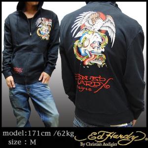 限定値下　クリスチャン　オードジェー　パーカー　未使用　エド　ハーディー crs_christian-a-zip20