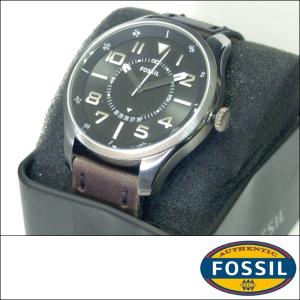 フォッシル メンズ 腕時計 FOSSIL 時計 レザーバンド デイト 日付 ウォッチ FS4458 ...