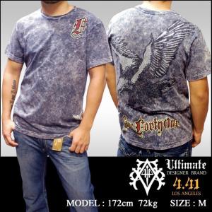 【プロモーション価格】【30%OFF】 Four41 スワロフスキー Tシャツ グレー メンズ ファッション クロムハーツ エドハーディー スタイル k-70 ブランド セール