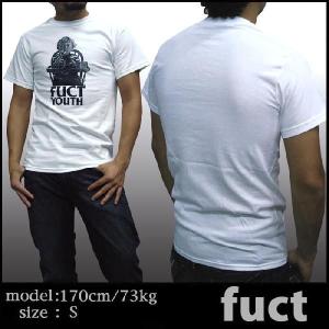 FUCT ファクト メンズ 半袖 Tシャツ ケ○ディー ホワイト