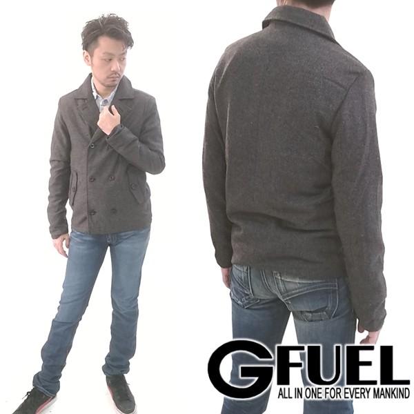 【セール】 US発 G FUEL Pコート ジャケット チャコール ブラック メンズ コート ショー...
