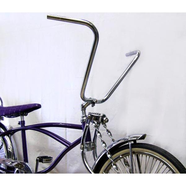 自転車 ハンドル  13インチ ハンドルバー クローム 自転車部品 パーツ 交換 部品 改造 アップ...