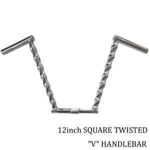 CREW'S（クルーズ） アップハンドル 30cm クローム ハンドルバー