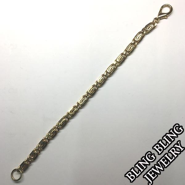 【セール】 HIPHOPジュエリー レディース ブレスレット 005 ゴールド  プレーティング ス...